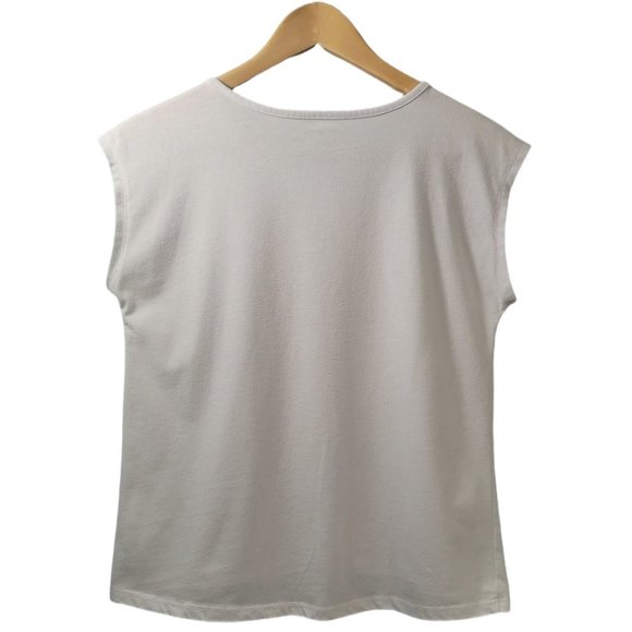 ❤2/$12❤ Tank Top & Tee Bundle (white w/red, gold & silver sequins)- Canada Day! - Picture 6 of 9